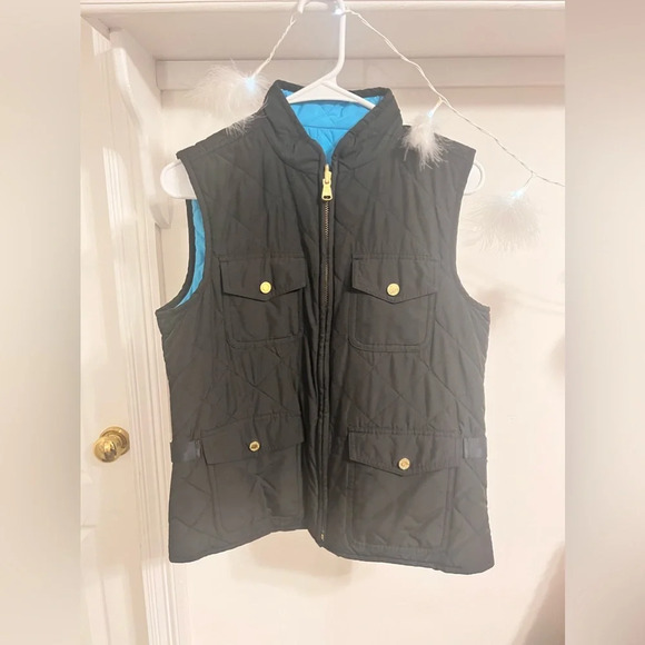 Ralph Lauren Reversible Quilted Zippered Vest - Picture 1 of 16